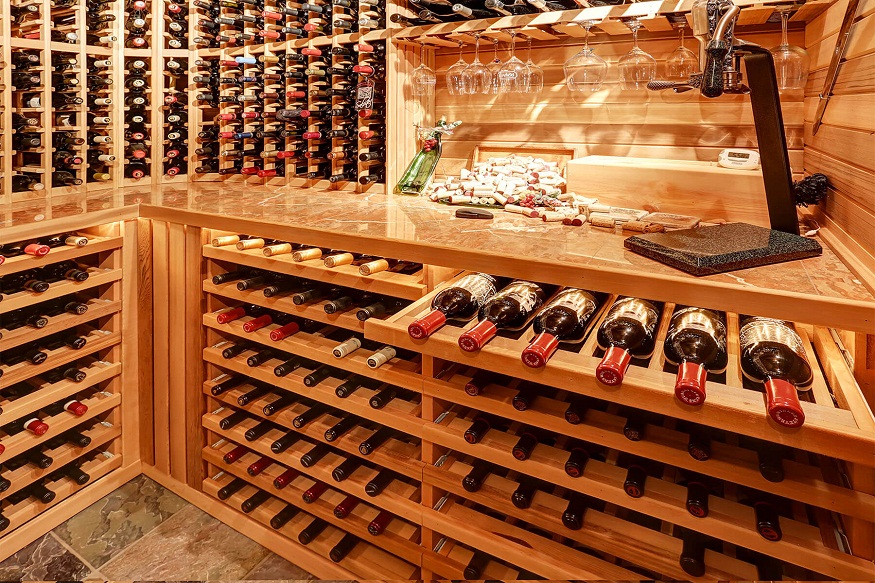 build a wine wall